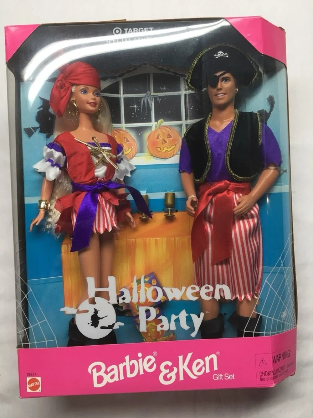 1998 Special Edition Halloween Party Barbie & Ken Gift Set